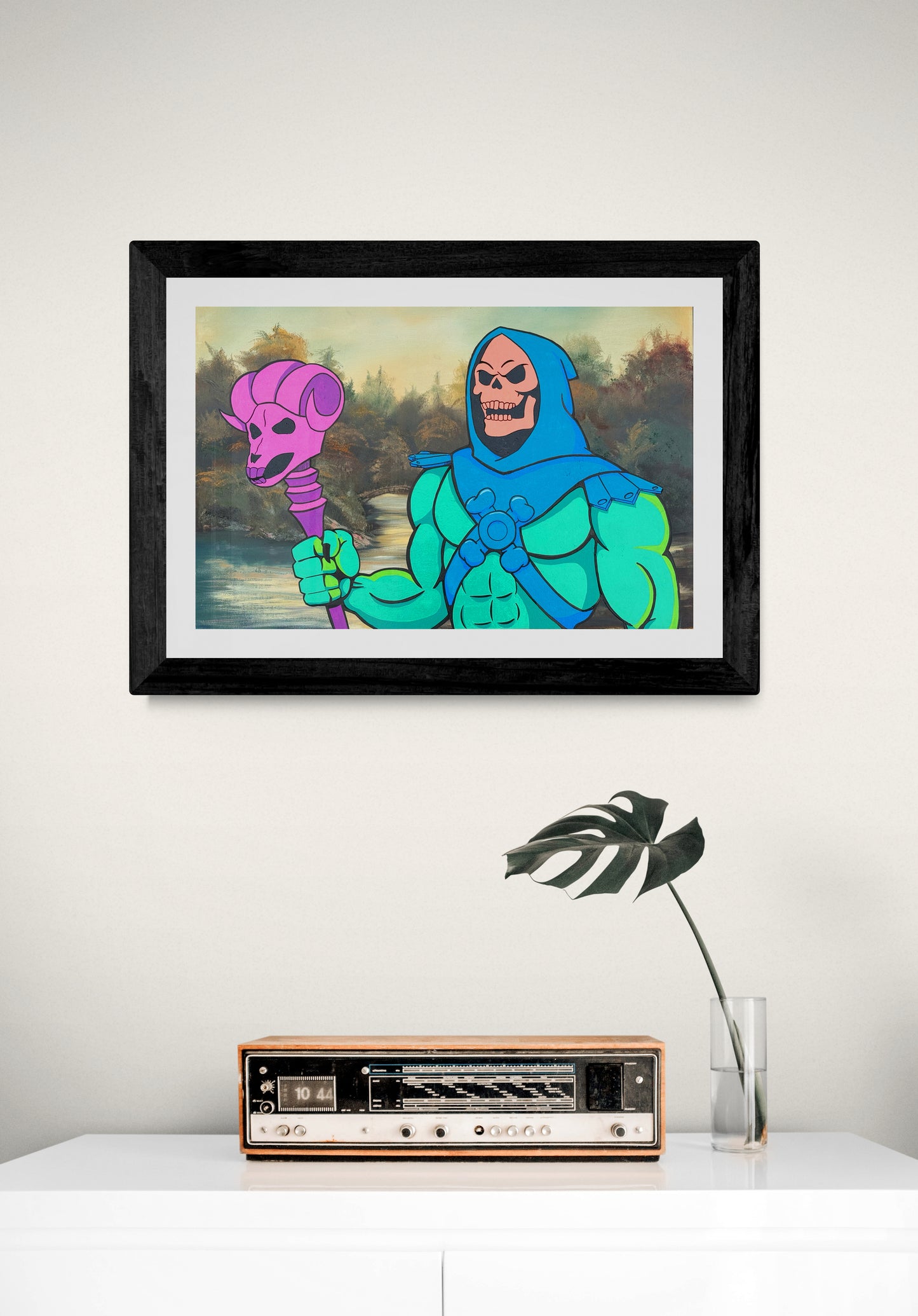 Blacklight Skeletor Art Print - 25 available