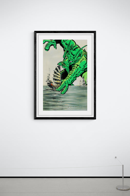 Fin Fang Foom Platinum Giclee Print